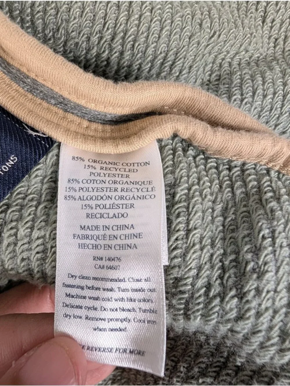 Faherty Reserve the Inlet Blazer Gray Cotton Blend Men's size M